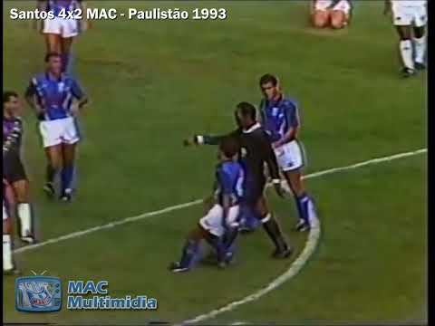 Santos 4x2 MAC - Paulistão 1993 [Gols do jogo]