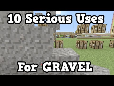 Minecraft - 10 REAL USES FOR GRAVEL