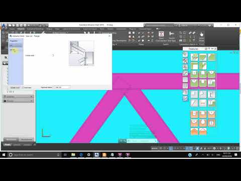 ADVANCE STEEL 2019 TUTORIAL-# 10: CUT AT OBJECT-DW