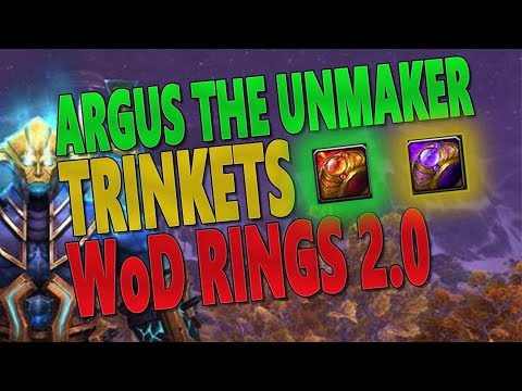 7.3 ARGUS THE UNMAKER: New Trinkets (DPS | Healers | Tanks) - Group Activated Items | 7.3.2 PTR