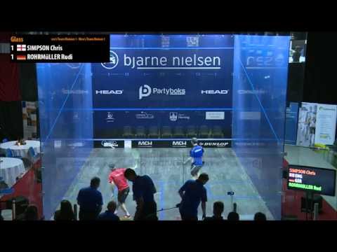 European Squash Team Championships 2015 Glass Court Day 3