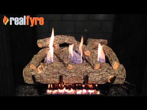 Peterson Golden Oak Designer Plus Gas Logs Demonstration Video