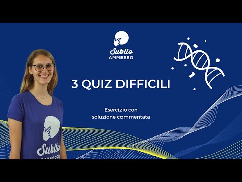 3 QUIZ DI BIOLOGIA DIFFICILI PER IL TEST DI MEDICINA: VIDEO ESERCITAZIONE