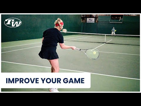 Improve Your Tennis with our Weekly Drill: Serve and Next Shot (First strike offensive drill!)