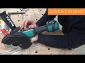 Makita DGA511Z Akumuliatorinis kampinis šlifuoklis, greičio reguliavimas 3000-8500min-1, 18V, ø125mm, komplektuojama be akumuliatorių ir kroviklio!