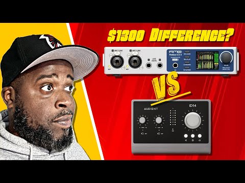 Does the RME interface sound $1300 Better than the Audient iD14?