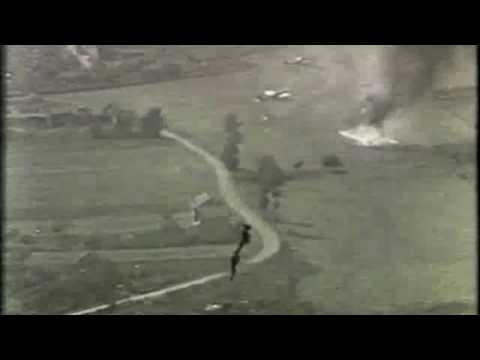 WW II - Lt HF Grenning, Jr. in p-38 Straffing German Airfield, 434th fighter squadron