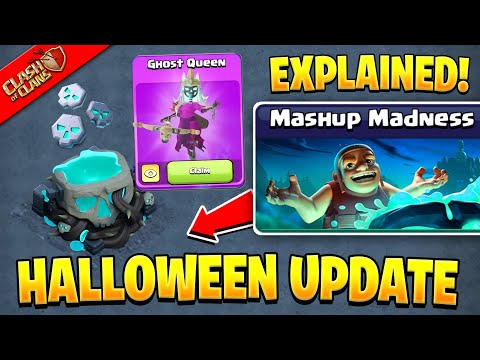 Mashup Madness Event EXPLAINED in 3 Minutes - Clashoween Update 4 New Troops in Clash of Clans