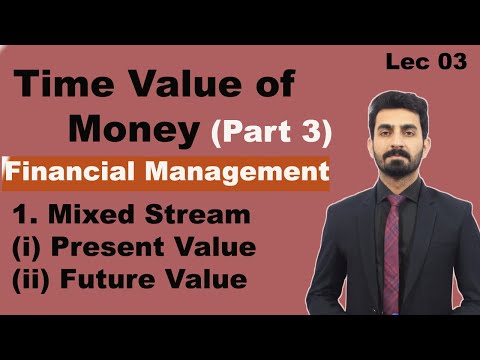 #03 Time Value of Money (part 3) Mixed Stream | Financial Management |