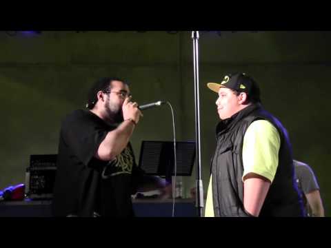 Back Adopo vs. BigBen at Beatbox battle Ieper