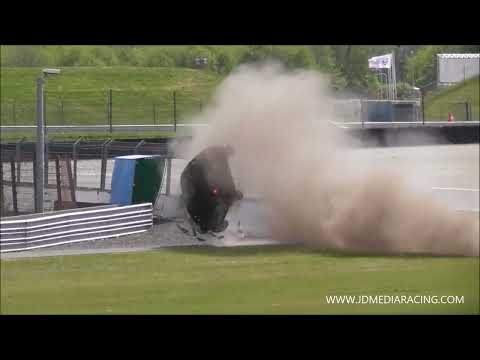 Big crash - Peugeot 206 GTi Cup Assen