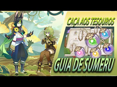 Genshin Impact Caça ao Tesouro Dia 2 Localização Mini Seelie