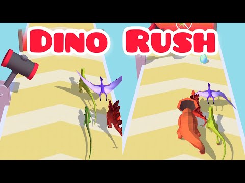 ✅Dino Rush. All Levels TOP Gameplay iOS Android Mobile Games Walkthrough New Update Max Level