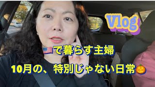 🇺🇸で暮らす主婦、10月は家を少し飾り付け🎃日常Vlog#アメリカ生活 #国際結婚#40代主婦 #海外生活 