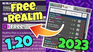 How To Get Free Minecraft Realms 2023! [MCPE, Xbox, PS5, PC] (1.20)