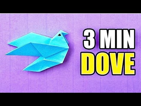Origami Bird / Origami Dove / Peace Dove 🕊️