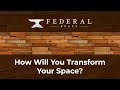QUICK LOOK: Federal Brace 3D TEAK WOOD WALL PAN