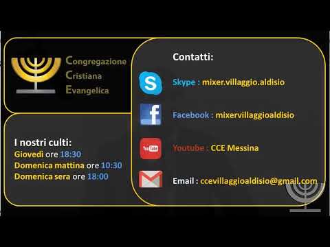 2020-10-24 Culto Sabato - Fr Barbagallo - Fr Calabrò - Giovanni Cap 14 ver 10