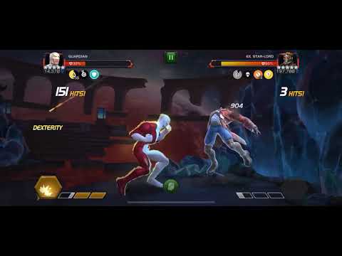 R5 5*GUARDIAN SP2 1 MILLION DAMAGE VS STARLORD LABYRINTH OF LEGENDS #MCOC
