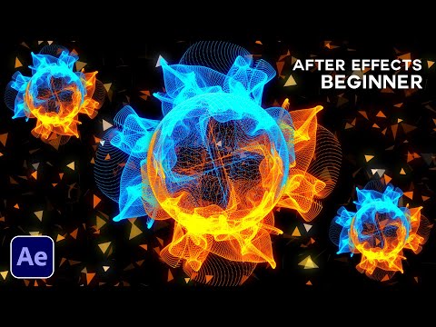 Easy After Effects Tutorial Particles Logo Text Animation Download Free Template