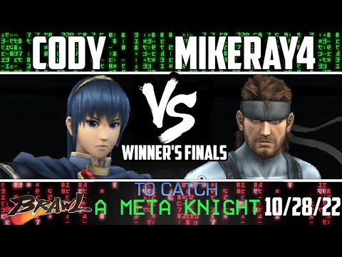 Cody (Marth) vs Mikeray4 (Snake) - TCaMK #1 - Super Smash Bros. Brawl - SSBB