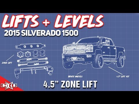 Lifts & Levels: 4.5" Zone Lift Kit for 2014-2018 Chevy/GMC 1500