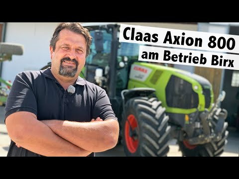 Claas Axion 800 at the Birx farm in Marklkofen | Claas Tractors | Claas Southeast Bavaria
