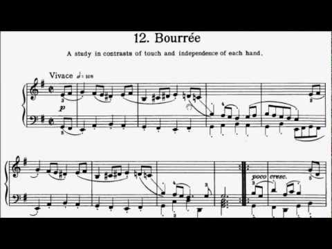 First Lessons in Bach Book 1 No.12 Bourree BWV996 Suite in E Minor Sheet Music