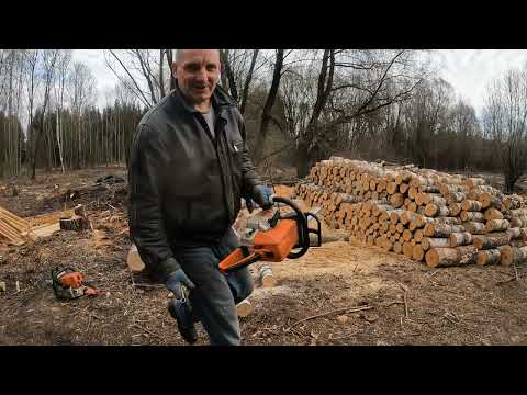 How to cut firewood to size. My method.