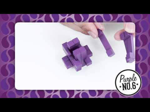 Colour Block Puzzles - Purple Puzzle Solution