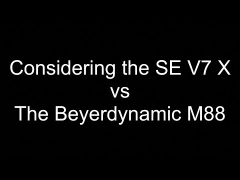 Considering the SE Electronics V7 X Frequency Graph... vs M88