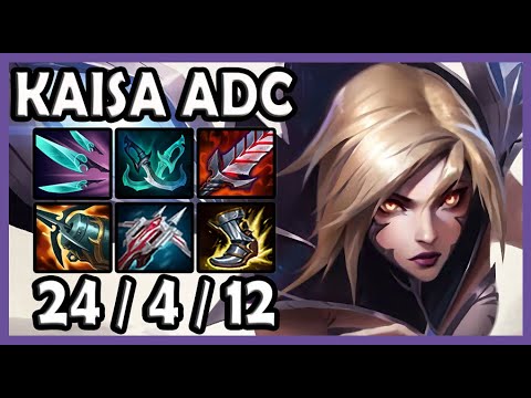Kaisa vs Sivir ( 66%WIN RATE ) (QUADRA KILL) ADC - Korea Challenger Patch 13.17 ✅