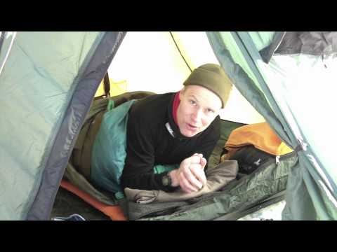 Sov i telt på Naturstyrelsens arealer