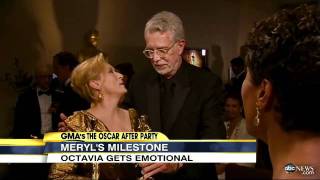Oscars 2012: Meryl Streep, Octavia Spencer Discuss Academy Awards Win, Standing Ovations