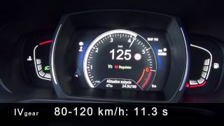 Renault Kadjar 1.2 TCe 130KM - acceleration 80-120 km/h