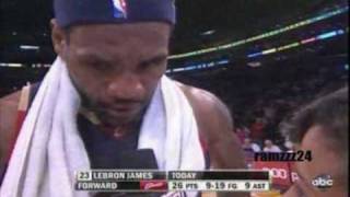 LeBron James 26pts vs Kobe Bryant 35pts 12/25/09 NBA *lakers vs cavaliers *Christmas Day