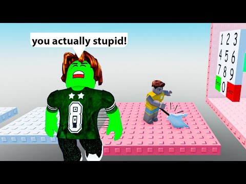 ROBLOX Slap Tower Funny Moments (TROLL)