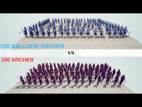 100 Archer VS 100 Balloon Archer/Totally Accurate Battle Simulator