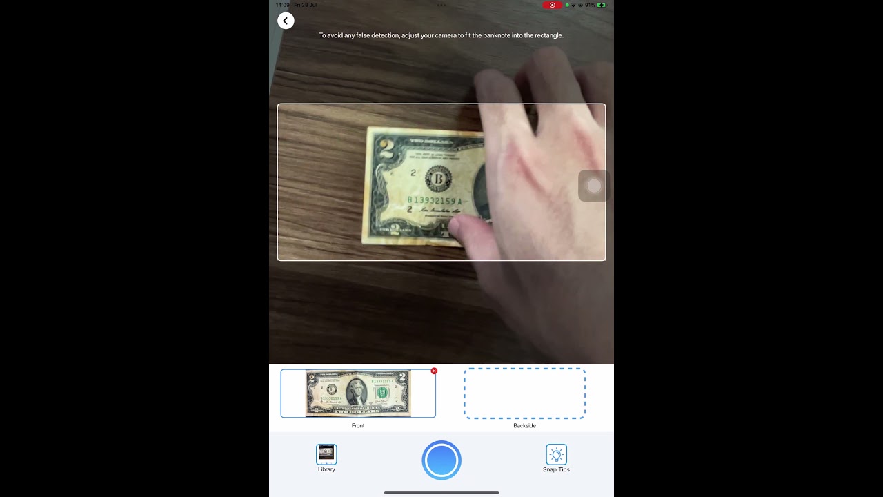 Banknote Detection App