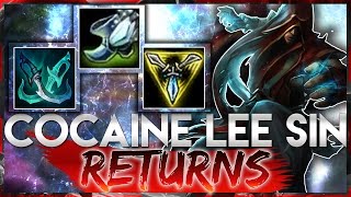 COCAINE LEE SIN RETURNS (LEE SIN BUILD CHALLENGE) | League of Legends