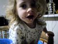 Abigail Eating Icecream