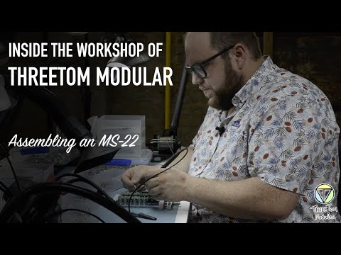 EURORACK VISIT #1 / Threetom Modular's workshop / MS-22 assembly