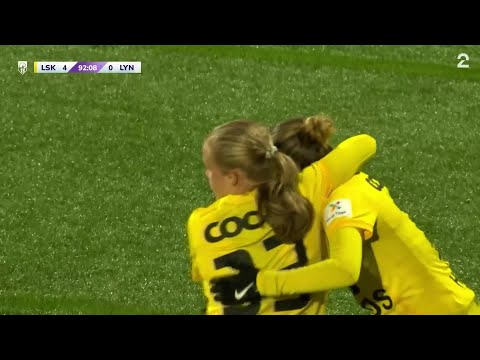 LSK Kvinner 4 - 0 Lyn - Høydepunkter