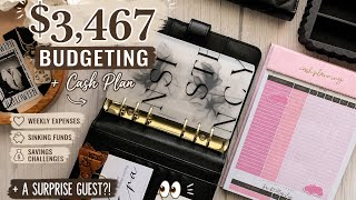 💸 $3,467 Budgeting + Cash Plan as a Busy Mom of 5 | Sinking Funds, Savings + a SURPRISE Guest 👀