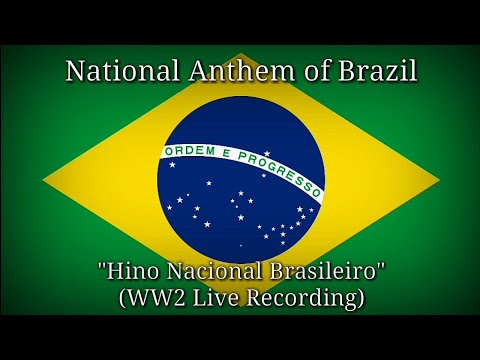 Hino Nacional Brasileiro - National Anthem of Brazil (WW2 Live Recording in Pisa, Italy (REMAKE))