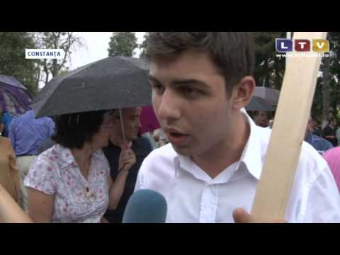 Protest fără precedent în fața Primăriei Constanța - Litoral TV