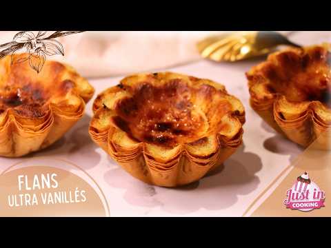 Petits Flans à la Vanille Ultra Croustillants : Recette Facile et Addictive ! 🤤
