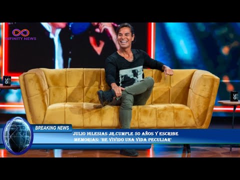 Julio Iglesias Jr.cumple 50 años y escribe  memorias: 'He vivido una vida peculiar'