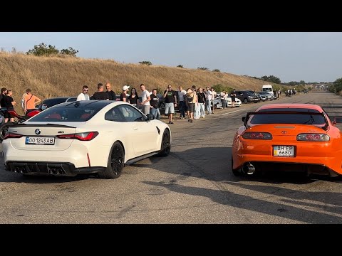 Supra 2jz 650hp vs BMW m4 st2