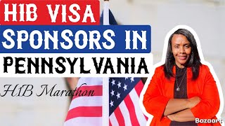 PENNSYLVANIA SCHOOLS THAT SPONSOR H1B VISA!! H1B MARATHON 2025!!